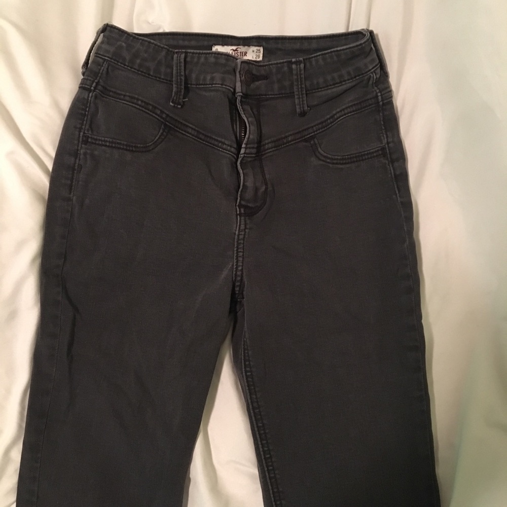 Dark Grey High-rise jeans